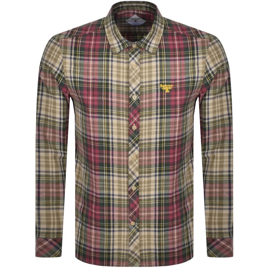 Alternative Image for ProductBarbour Beacon Long Sleeve Cornerstone Shirt Beige1